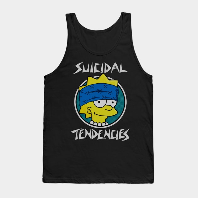 suicidal st Tank Top by Super Human Squad